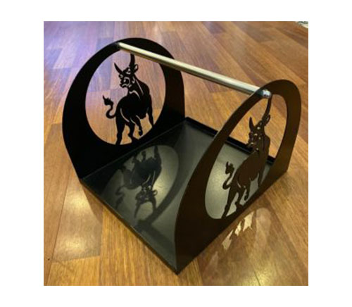 BOĞA FİGÜRLÜ ODUNLUK