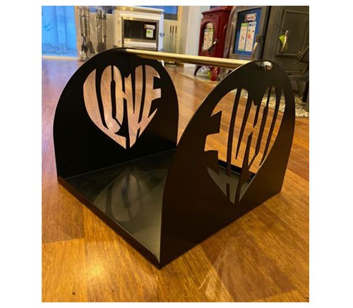 LOVE FİGÜRLÜ ODUNLUK